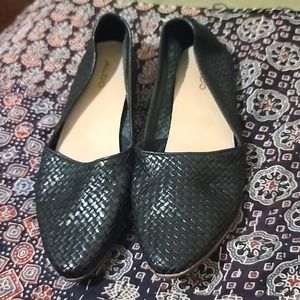 Aldo Black Woven Flats